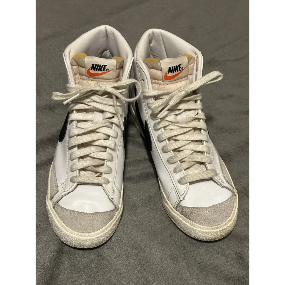 Nike Court High Top Womens Size 6 Black/White - Picture 3 of 8